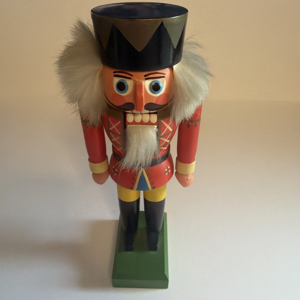 Vintage 1950's Hodrewa Rosenthal German Democratic Republic Nutcracker  8" decor